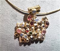 Colgante Soprana Gioielleria Mujer in Oro OG MULTIPIETRE COLORE - OG MULTIPIETRE COLORE